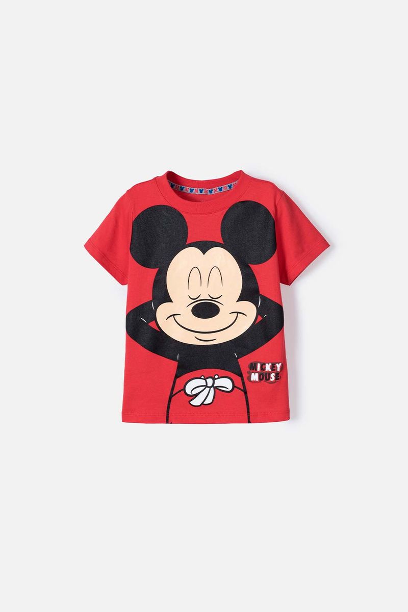Camiseta Roja Mickey Niña