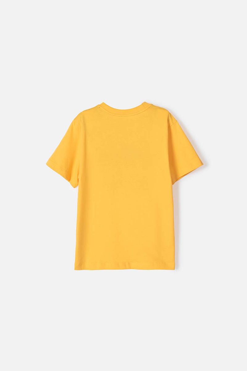 Camiseta de niña, manga corta amarilla de Mic - Tienda Online MIC