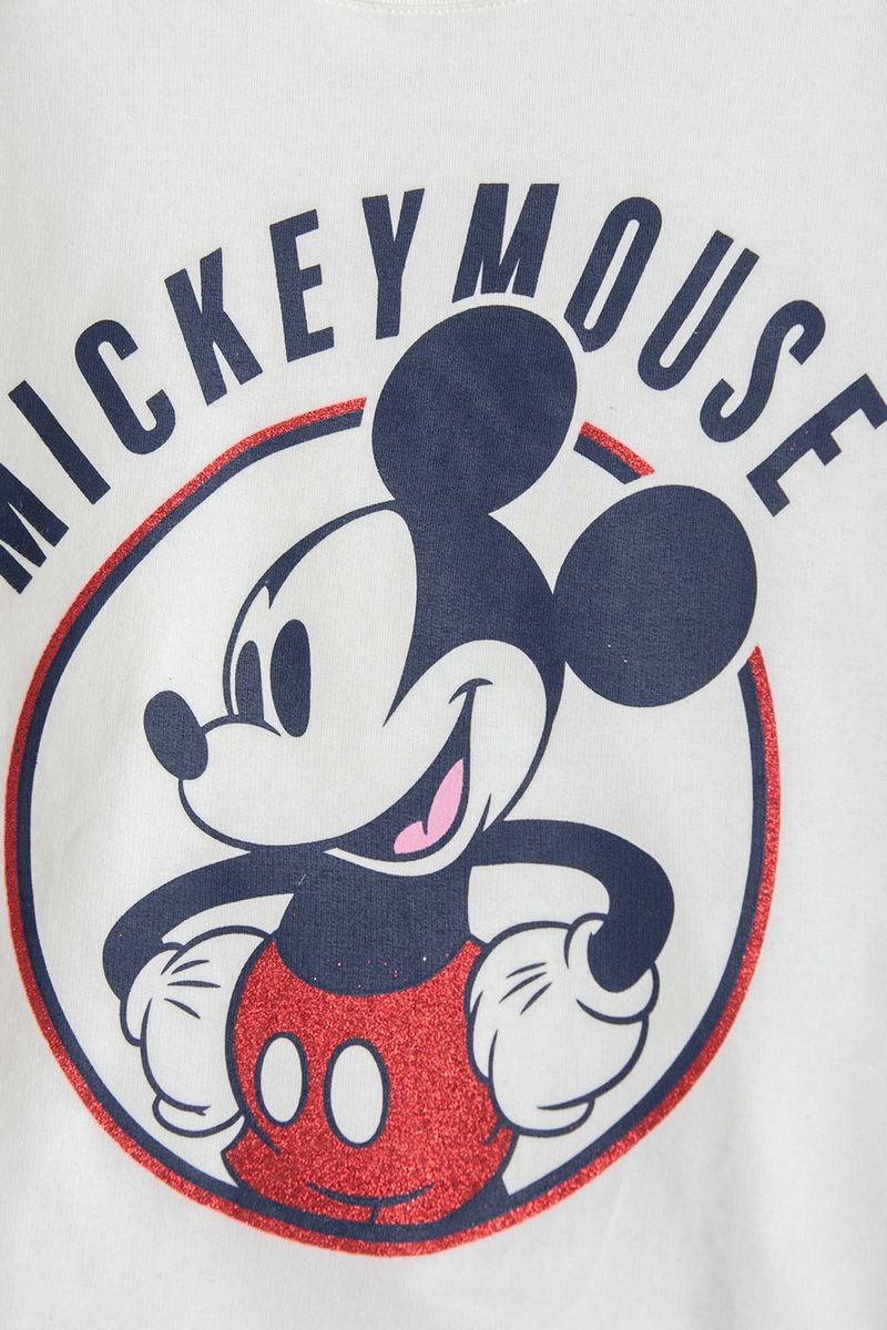 Buzo de Mickey Mouse cerrado marfil para ni a Tienda Online MIC