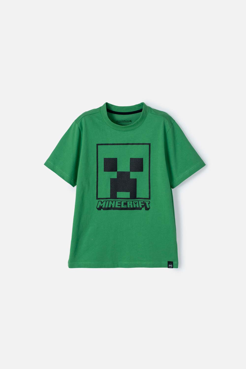 Camiseta de Minecraft verde manga corta para niño - Ponemos la Fantasía!