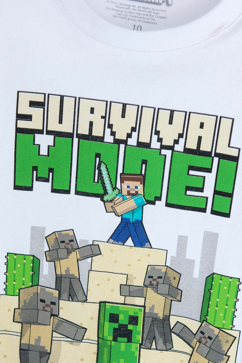 Camiseta Minecraft verde, NIÑOS, NIÑOS