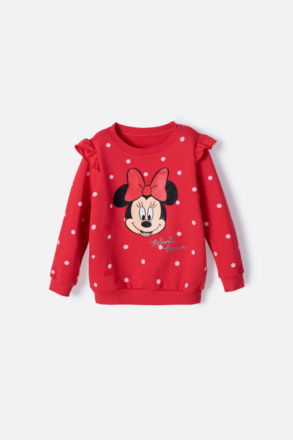 Buzo de Minnie Mouse rojo cerrado para ni a