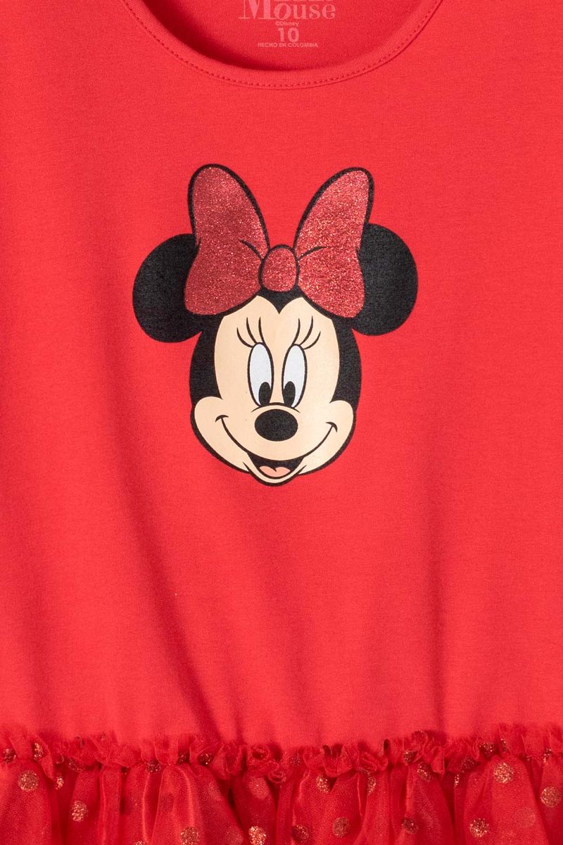 Vestido de Minnie mouse rojo con falda de tut para ni a Tienda