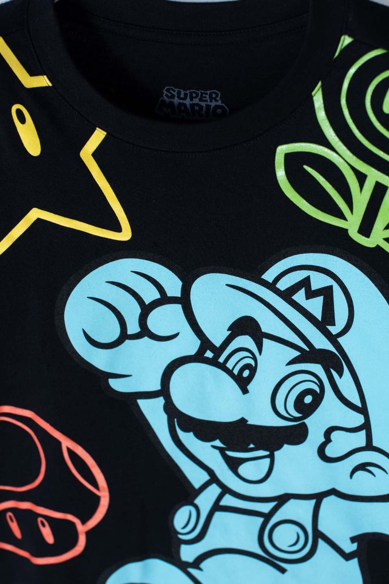 Camiseta mario bros discount niño