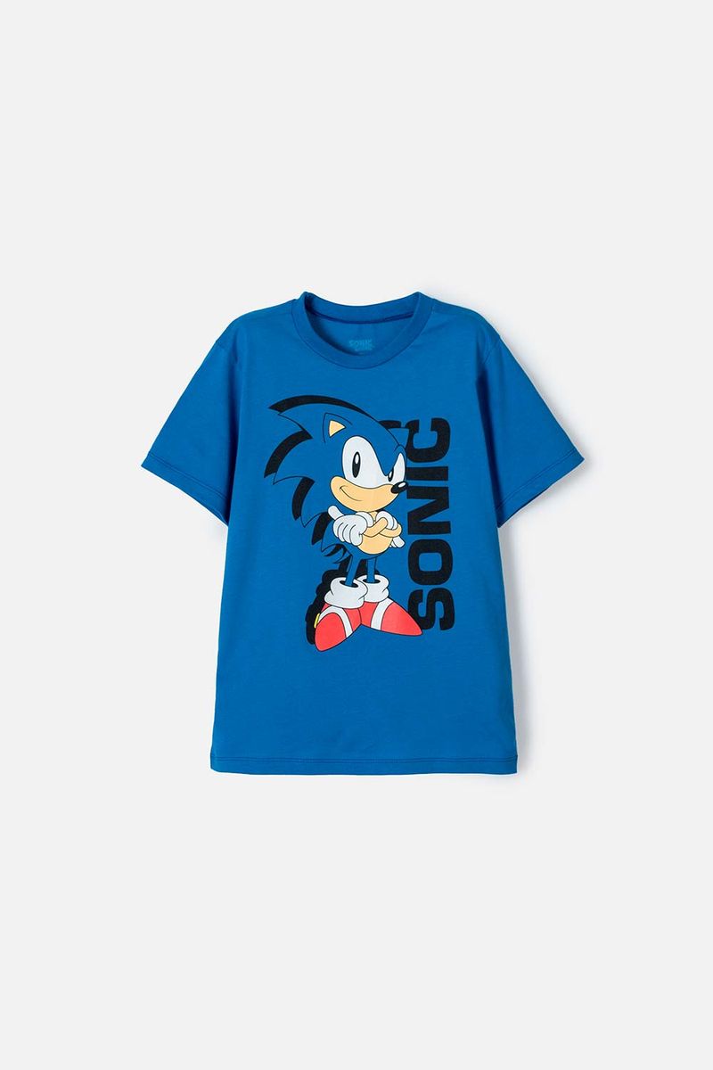 Camiseta gris manga corta de Sonic para niño - Mic