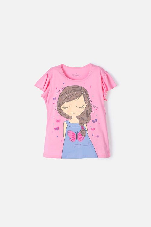 Camiseta de niña, manga corta, blanca de Encanto ©Disney - Tienda Online MIC