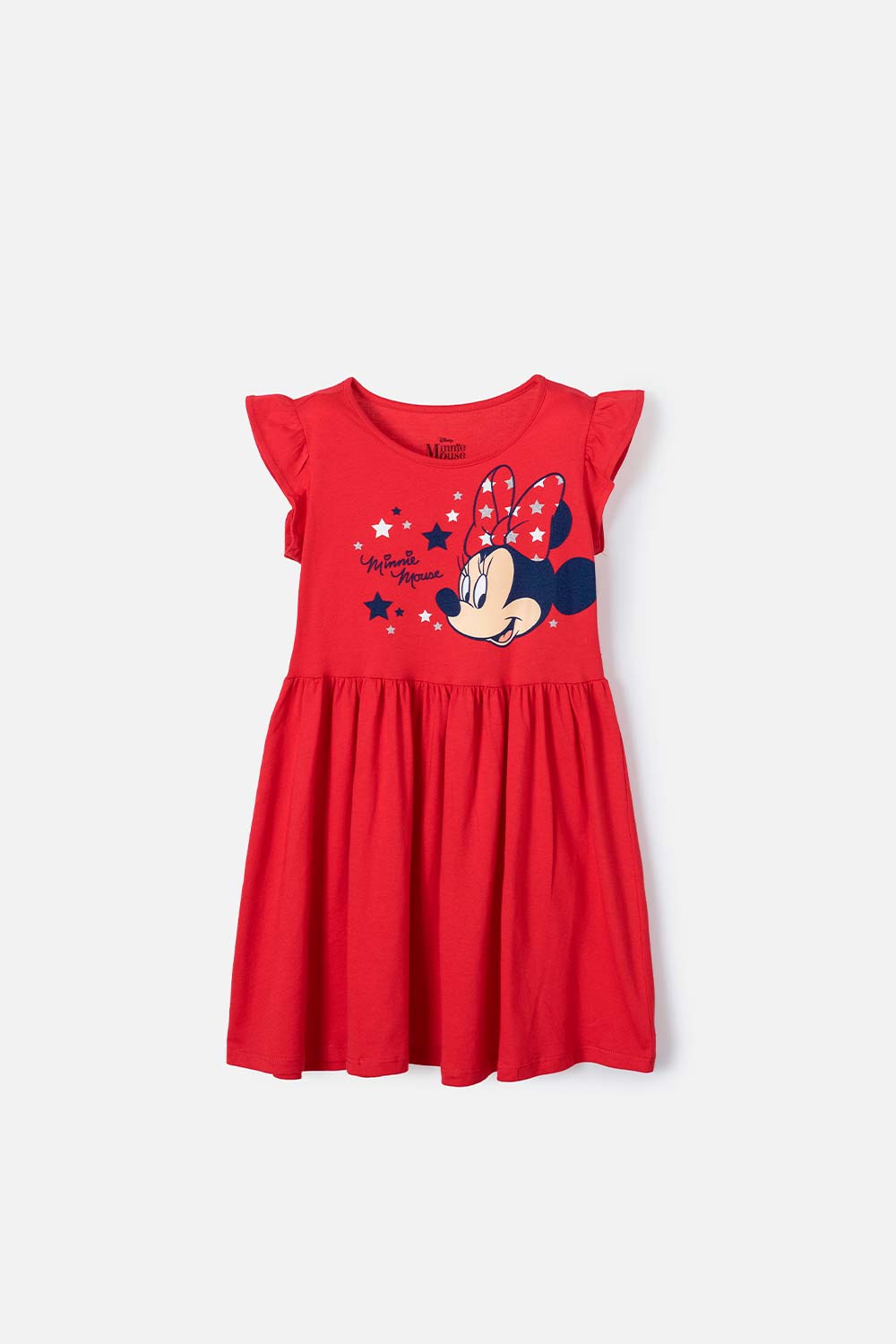 Minnie mouse vestido fashion rojo