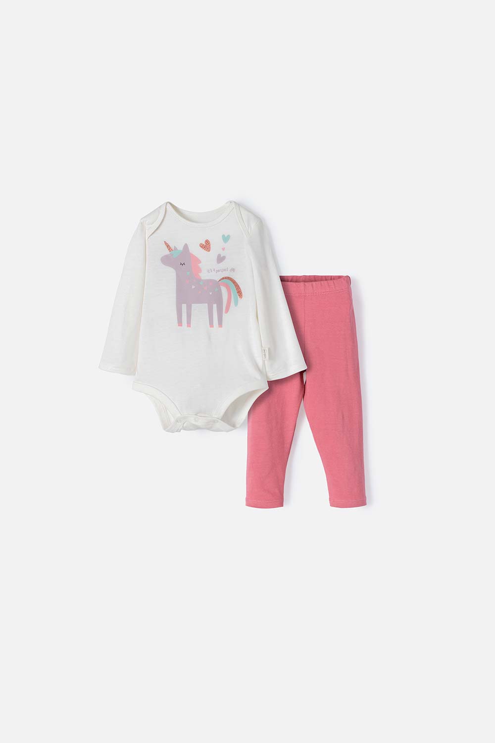 Pijama para bebe niña de unicornios, manga larga de LittleMIC - Ponemos la  Fantasía!