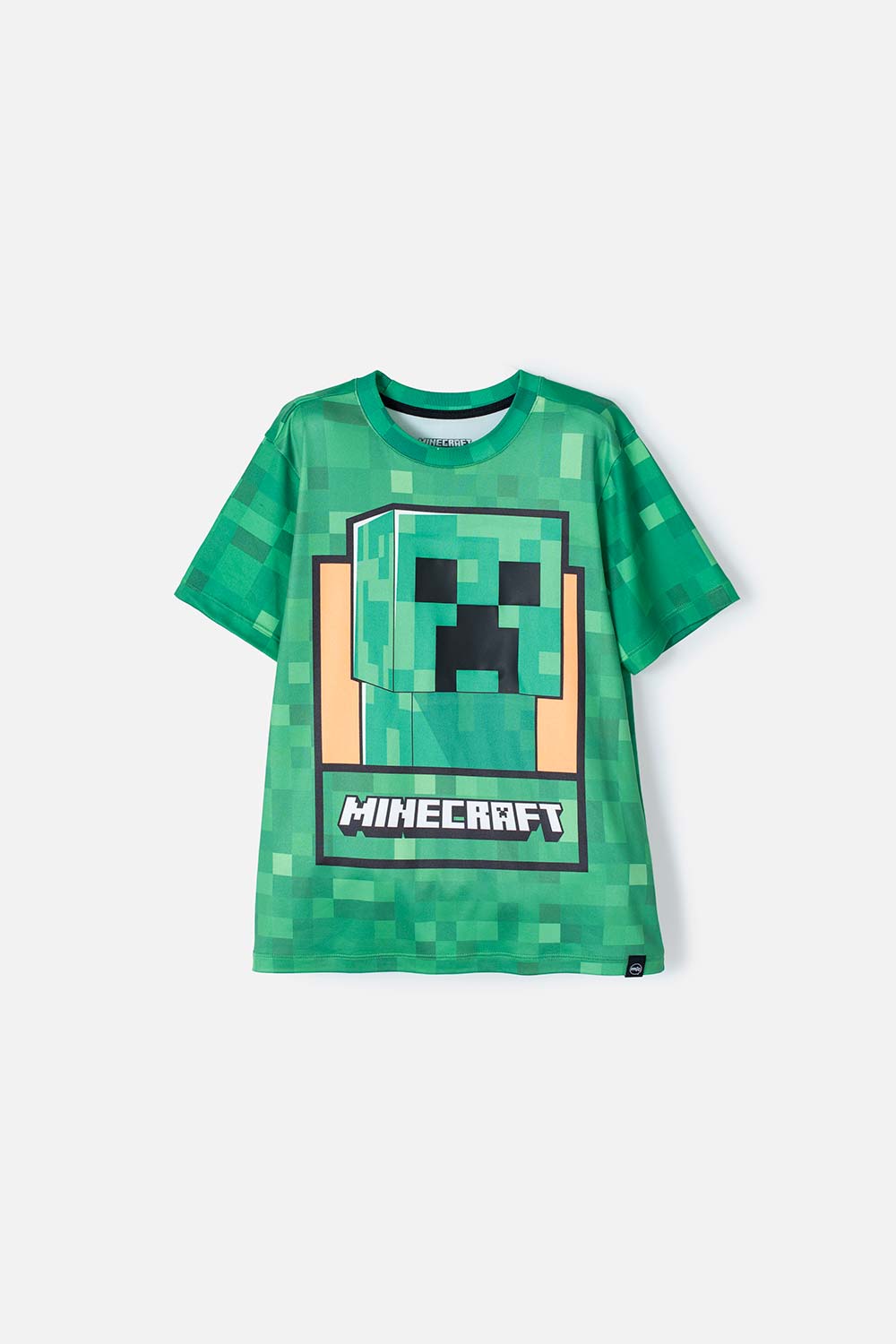 Camiseta de Minecraft verde estampada para niño 6-0