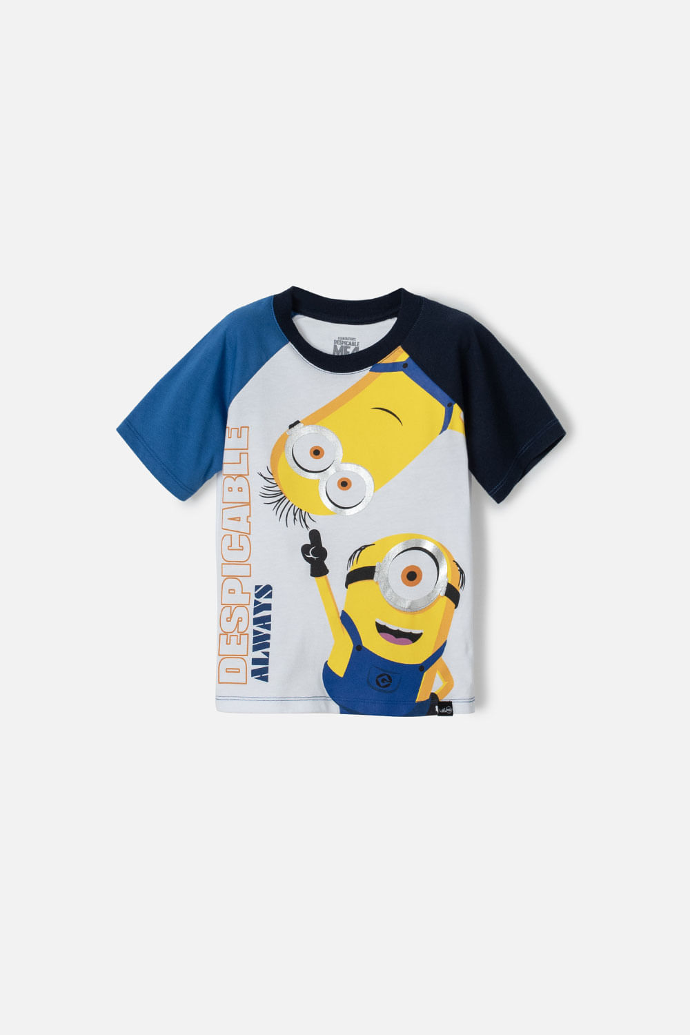 Camiseta de  Minions multicolor manga corta para niño 2T a 5T 2T-0