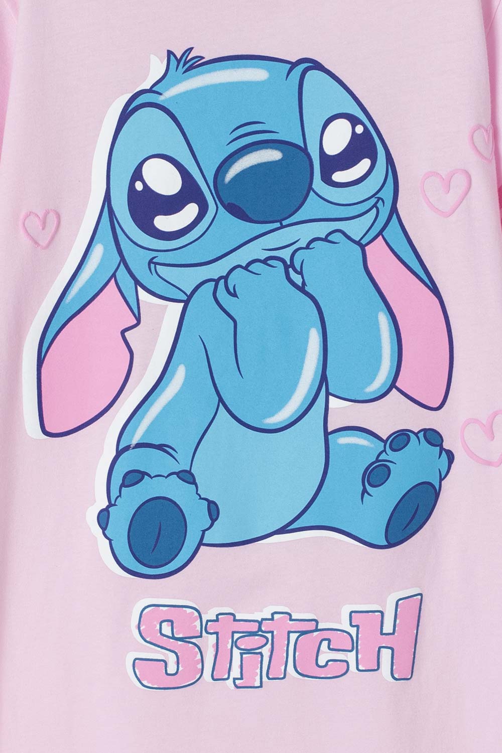 Pijama de stitch deals rosado para niña