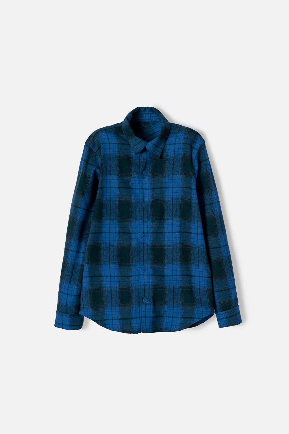 Camisa de Mic manga larga azul para niño 4-0