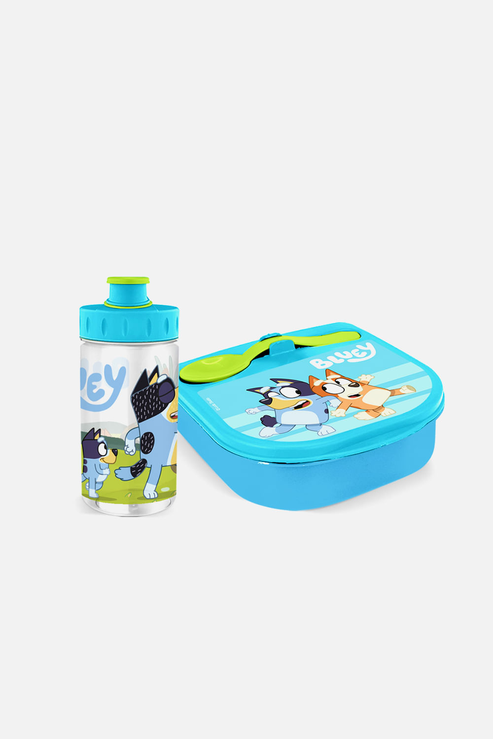 Set de porta, cubierto y botella  de Bluey multicolor U-0