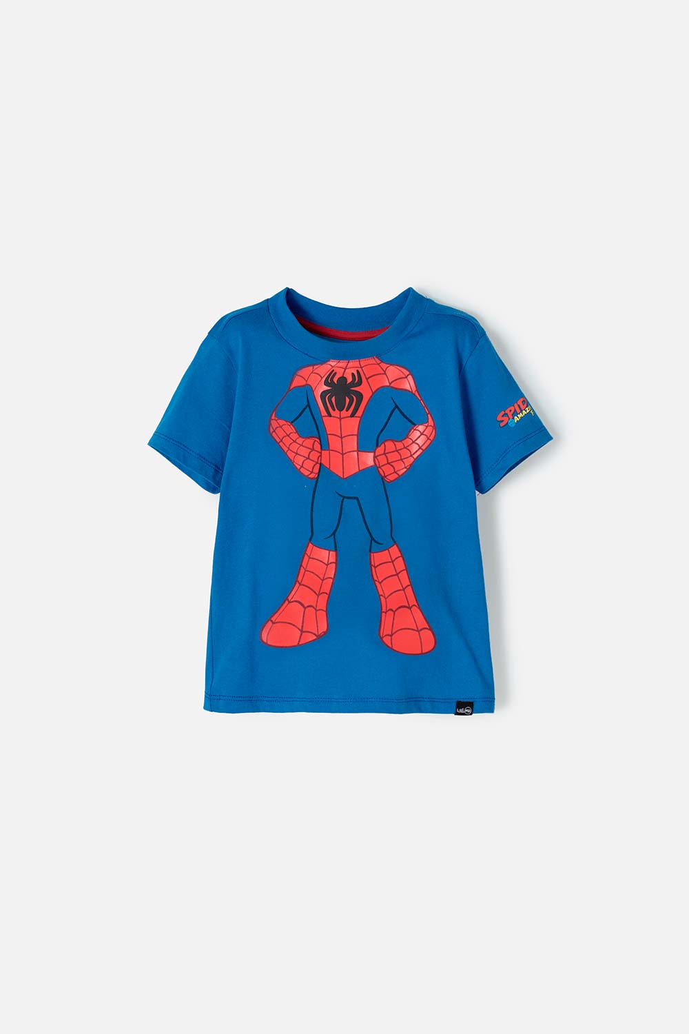 Camiseta de Spidey and his amazing friends azul manga corta para niño 2T a 5T 2T-0