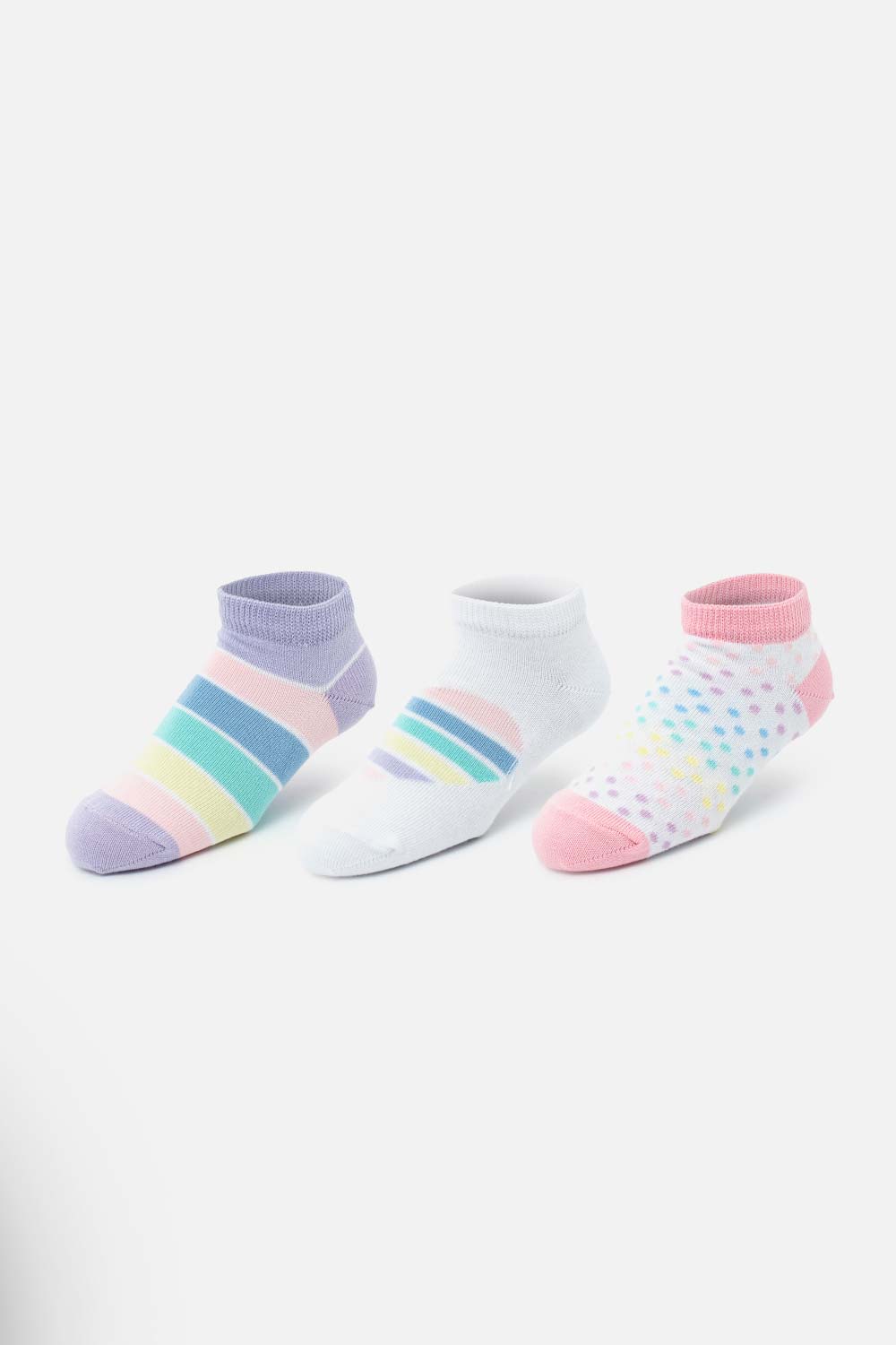 Medias x3 de Mic multicolor para niña 6-8-0