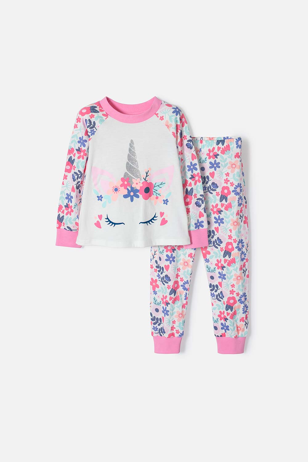 Pijama Littlemic con pantalón largo para niña 2T a 5T 2T-0