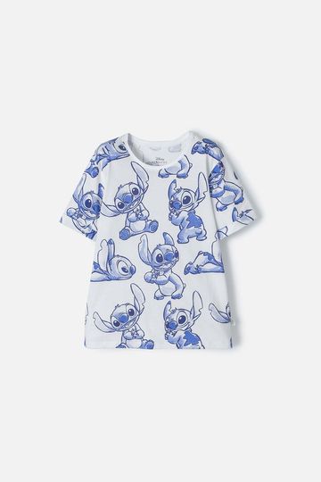Camiseta de Stitch multicolor manga corta para niña 4
