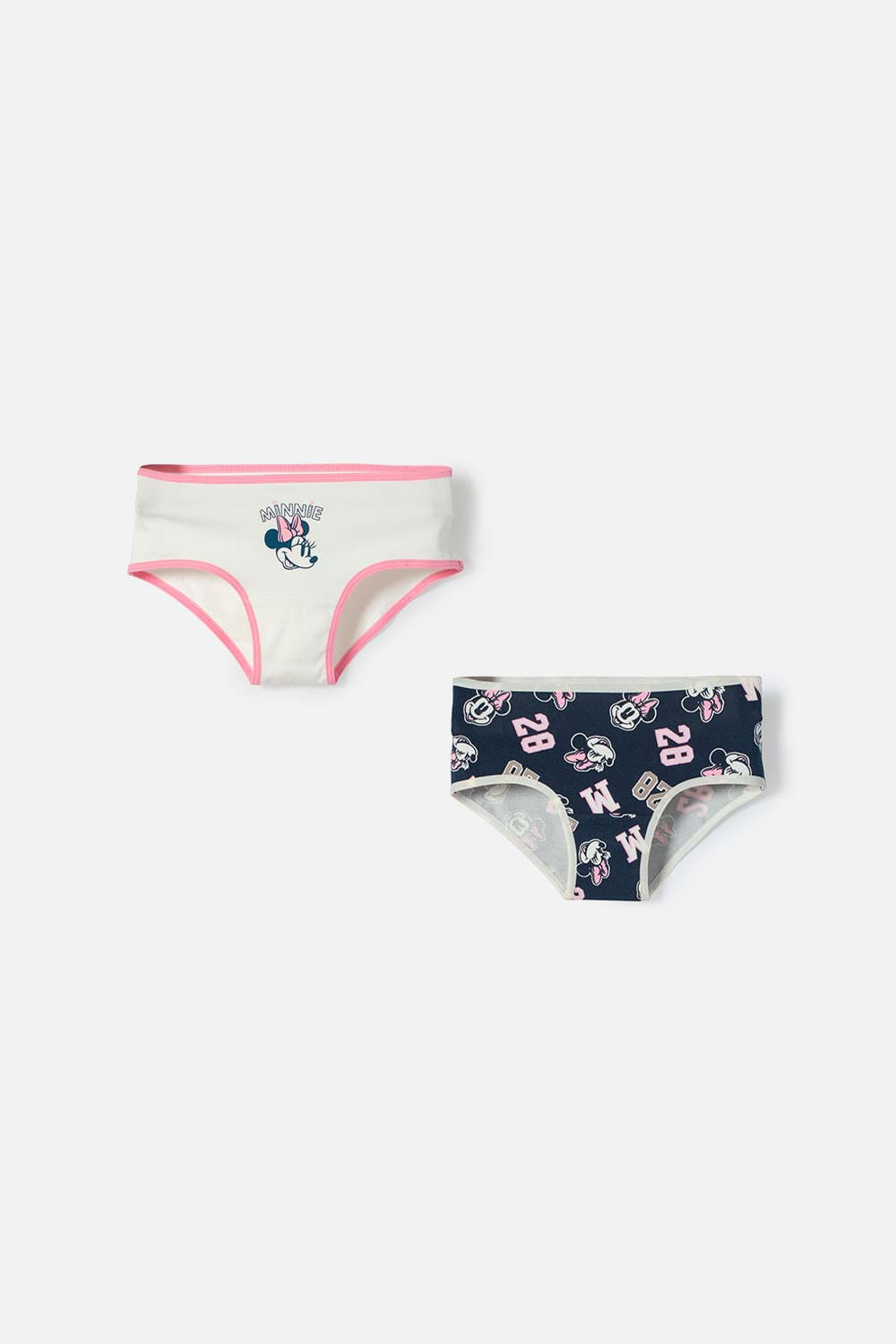 Panties de Minnie Mouse multicolor en dúo para niña 4-0