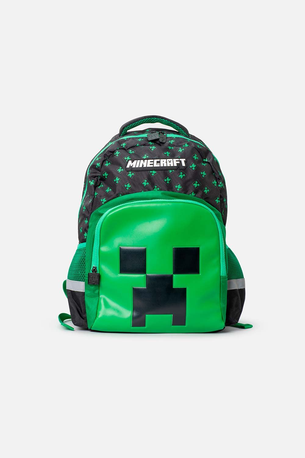 Morral de Minecraft 16.5" verde para niño U-0
